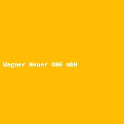 Hersteller: Wagner Heuer OHG mbH