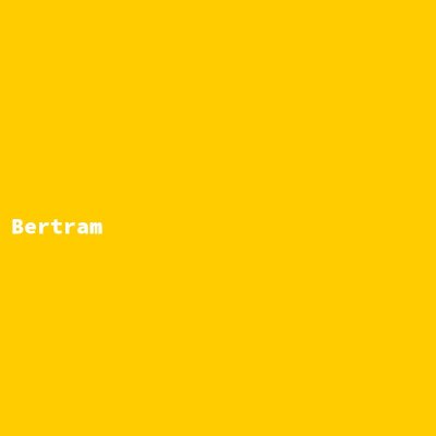 Hersteller: Bertram