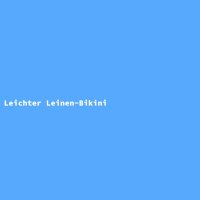 Leichter Leinen-Bikini