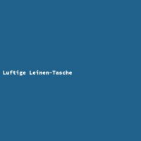 Luftige Leinen-Tasche