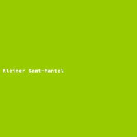 Kleiner Samt-Mantel