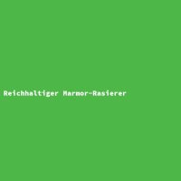Reichhaltiger Marmor-Rasierer