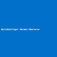 Reichhaltiger Marmor-Rasierer