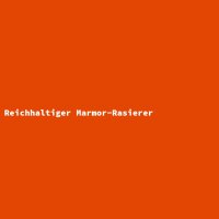 Reichhaltiger Marmor-Rasierer