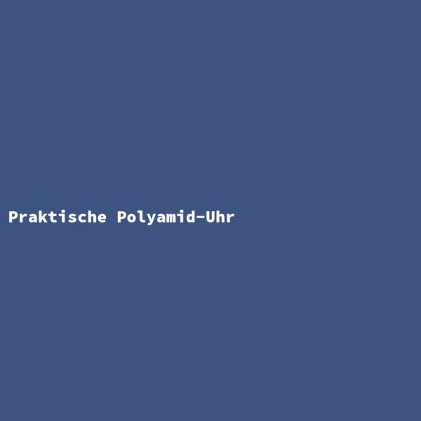 Praktische Polyamid-Uhr