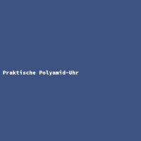 Praktische Polyamid-Uhr