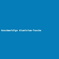 Geschmeidige Aluminium-Tasche