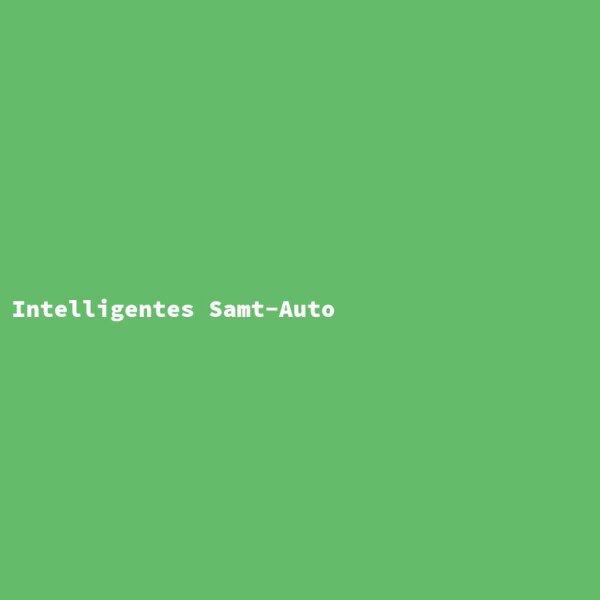 Intelligentes Samt-Auto