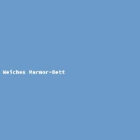 Weiches Marmor-Bett
