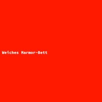 Weiches Marmor-Bett