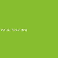 Weiches Marmor-Bett