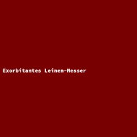 Exorbitantes Leinen-Messer