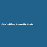Mittelm&auml;&szlig;iges Baumwolle-Handy