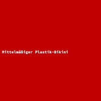 Mittelm&auml;&szlig;iger Plastik-Bikini
