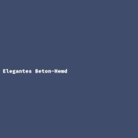 Elegantes Beton-Hemd